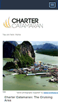 Mobile Screenshot of chartercatamaran.com